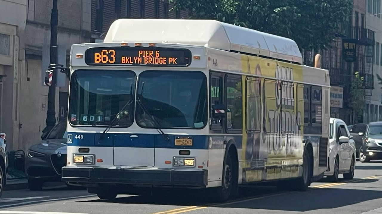 B63 bus announcements to the Pier #6 of Brooklyn Bridge Park (Vianova NSS)