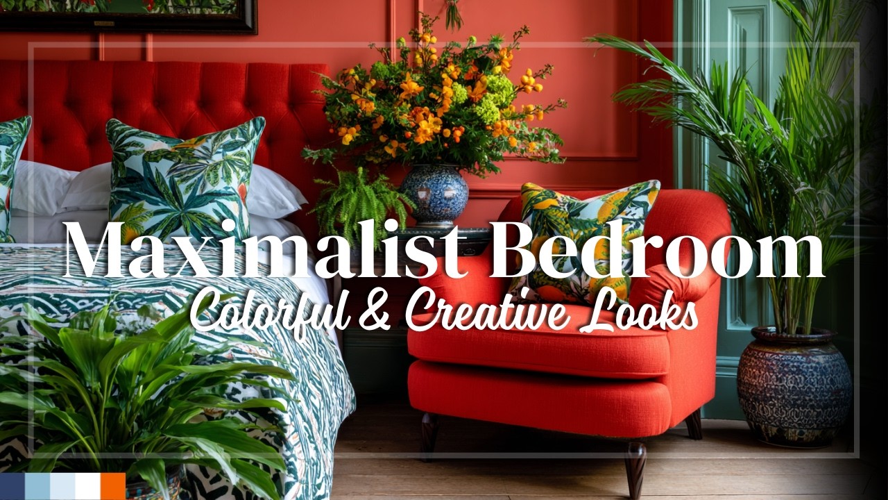 Vibrant and Colorful Bedroom Decor Ideas for Apartments With Maximalist Flair