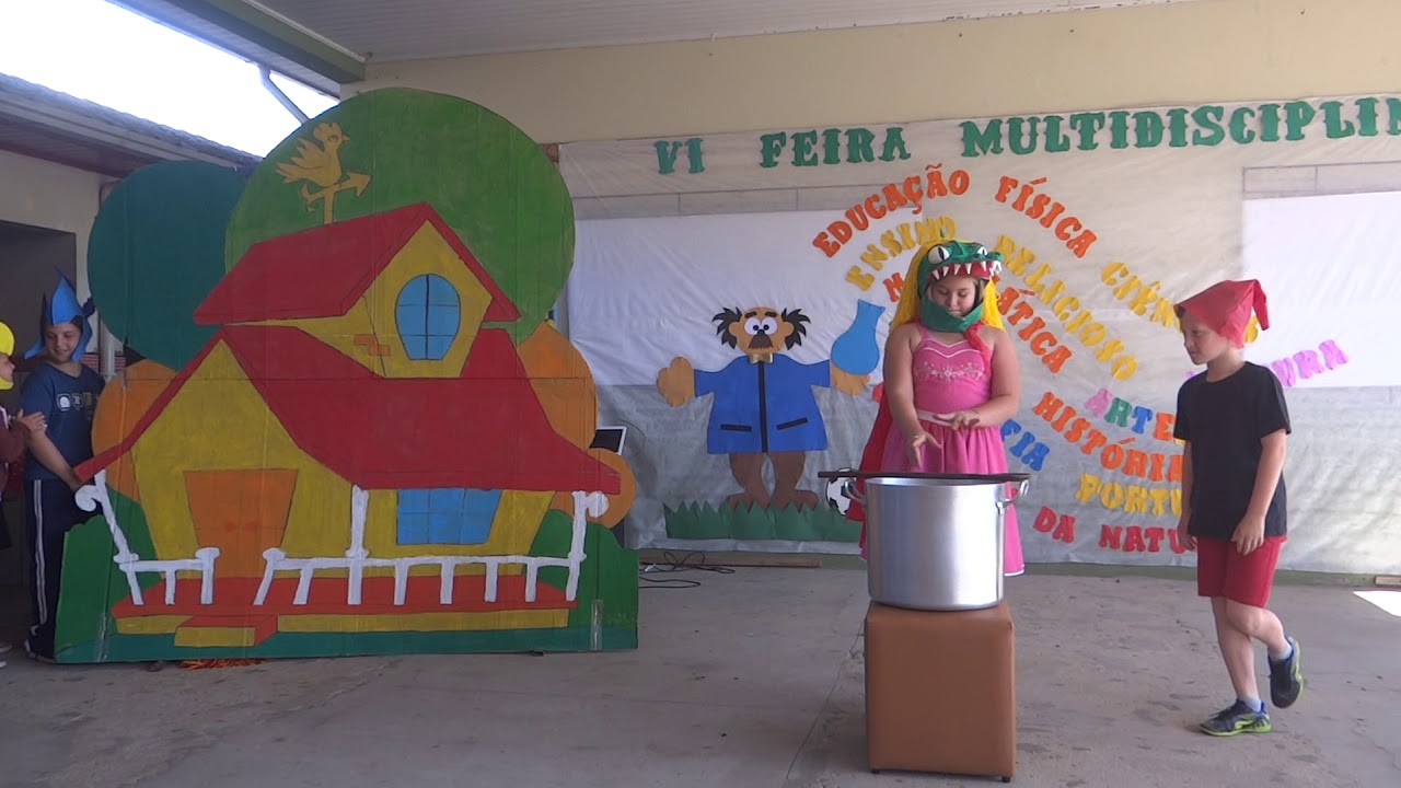 Teatro Sítio do Pica Pau amarelo Turmas do 1, 2, 4 ano Mota Pires 2017