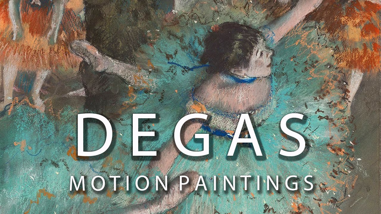 Edgar Degas (1834-1917)  Motion Paintings | Ai Animation | TV Art
