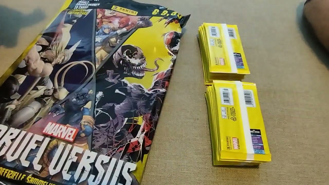 PANINI MARVEL VERSUS BOX(24 PACKS), STARTER PACK + 3x FAT PACK S PAVLEM