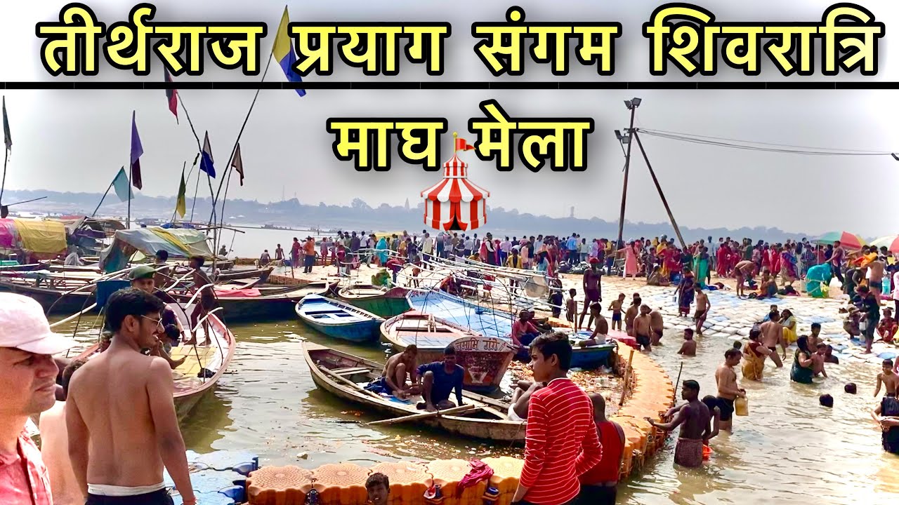 Tirtha Raj Prayag Magh Mela Maha Shivratri Mahasangam. #shivratri #prayagraj #sangam #maghmela pr...