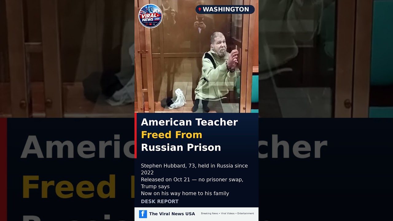 American Teacher Freed From Russian Prison 🇺🇸