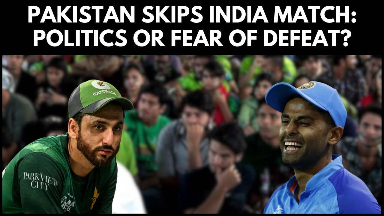 Pak Fans Turn on Team as Pakistan Skips India Match: Politics or Fear of Defeat? | 4K