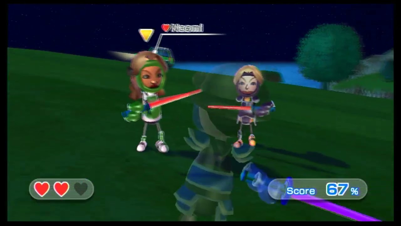 Swordplay Showdown, but every level has 100 Miis and I rewrote them (Level 12)