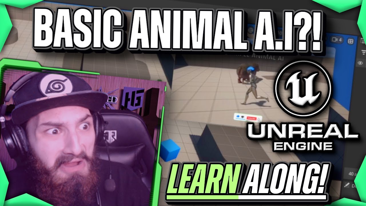 💧 Learn With Me! 💧 Learning How to Make Basic Animal AI 💧 Unreal Engine 5.1 💧