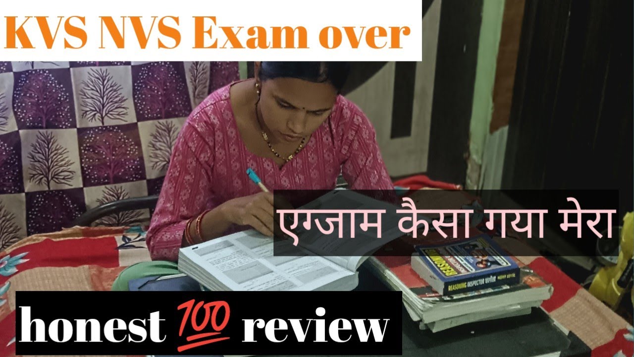 KVS NVS TIER1 Exam over 🫰 honest 💯 review #kvs prt#housewife📚🎯✅ 
