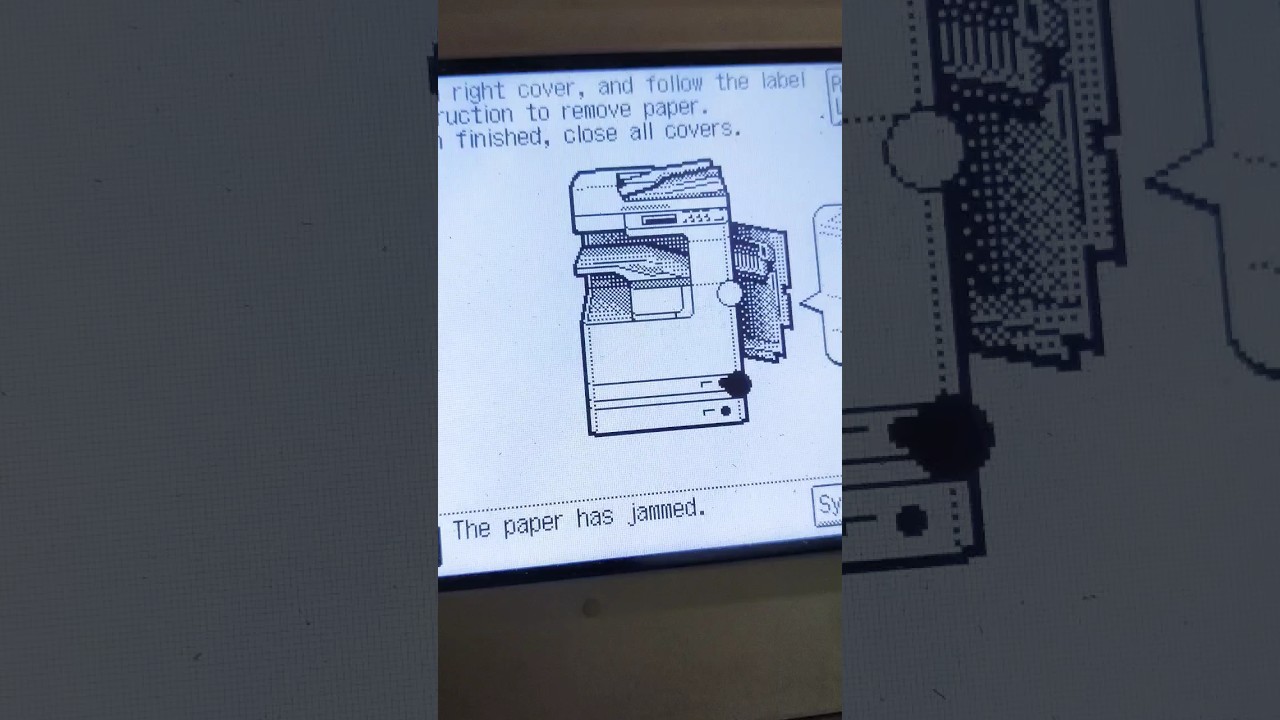 Paper Jam Problem Solve # 