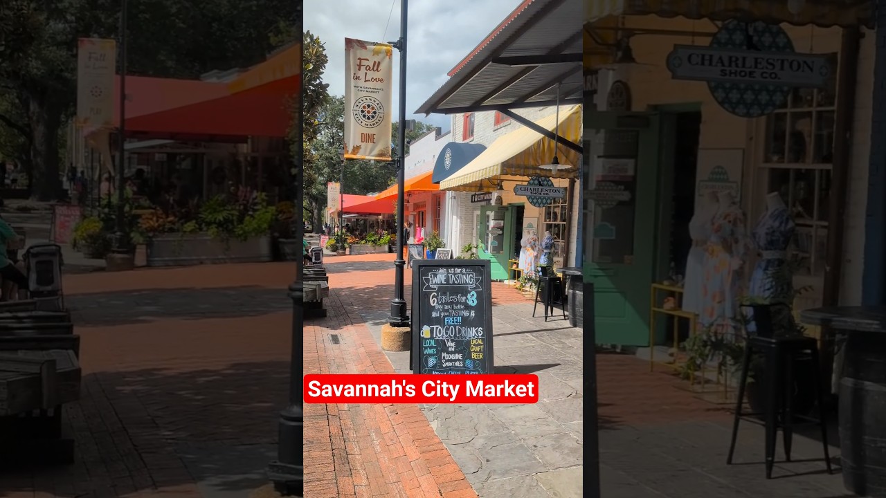 Savannah Georgia's City Market Walking Tour