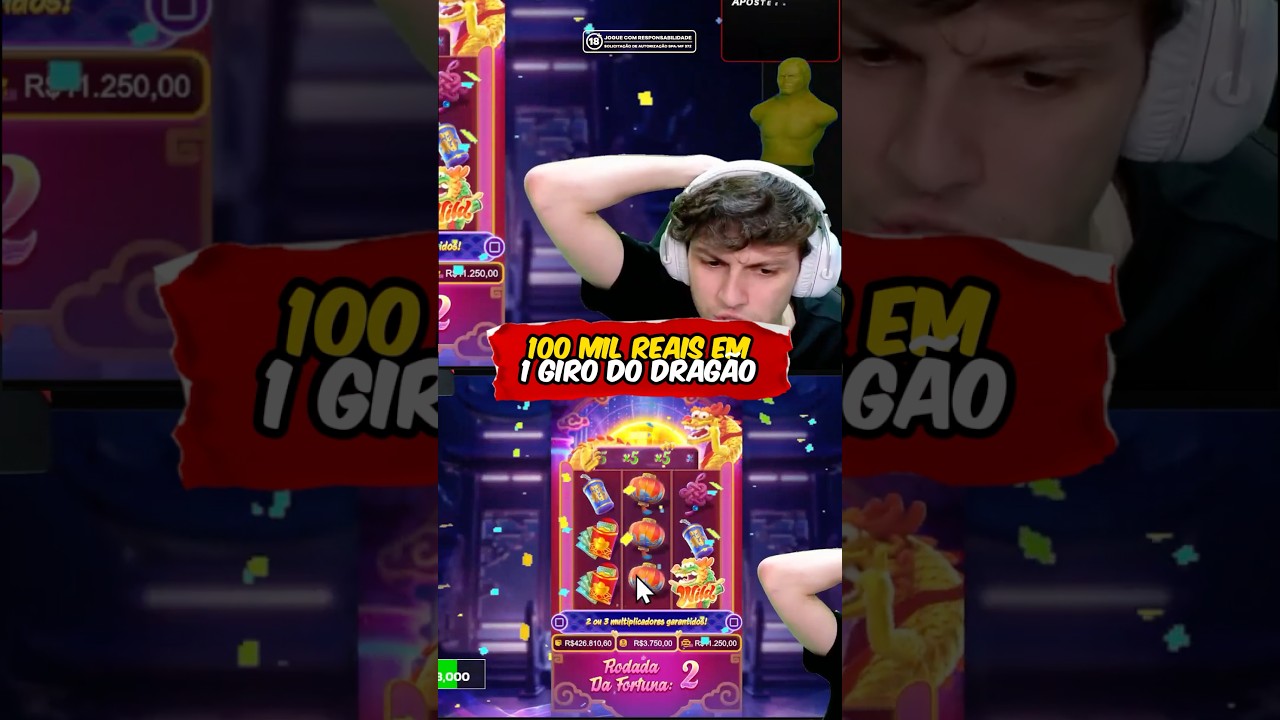 100 mil reais no dragão em 1 giro só!!!! 