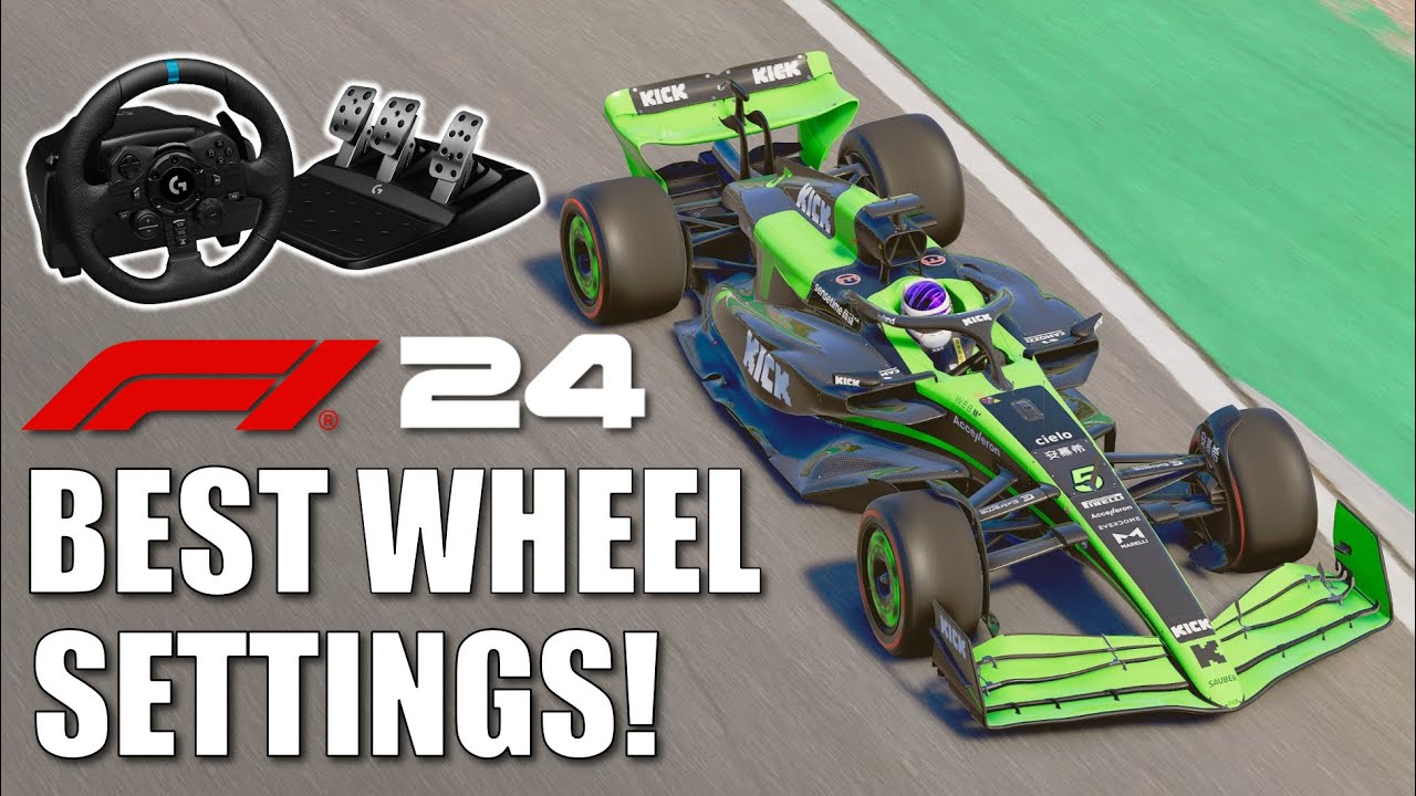 F1 24 Best Logitech G923/G920/G29 Wheel Settings: Xbox, PS5, PC