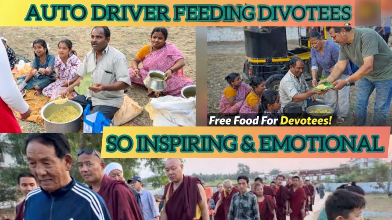 POOR AUTO DRIVER WITH BIG HEART, FEEDING DIVOTEES FOR FREE FOOD // SO INSPIRING 