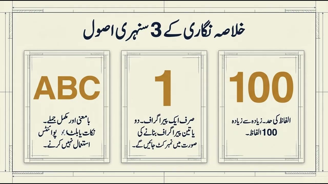 DO THIS & Get A* in Summary Writing Step by Step | تلخیص نگاری مکمل طریقہ | Exam Tips & Techniques.