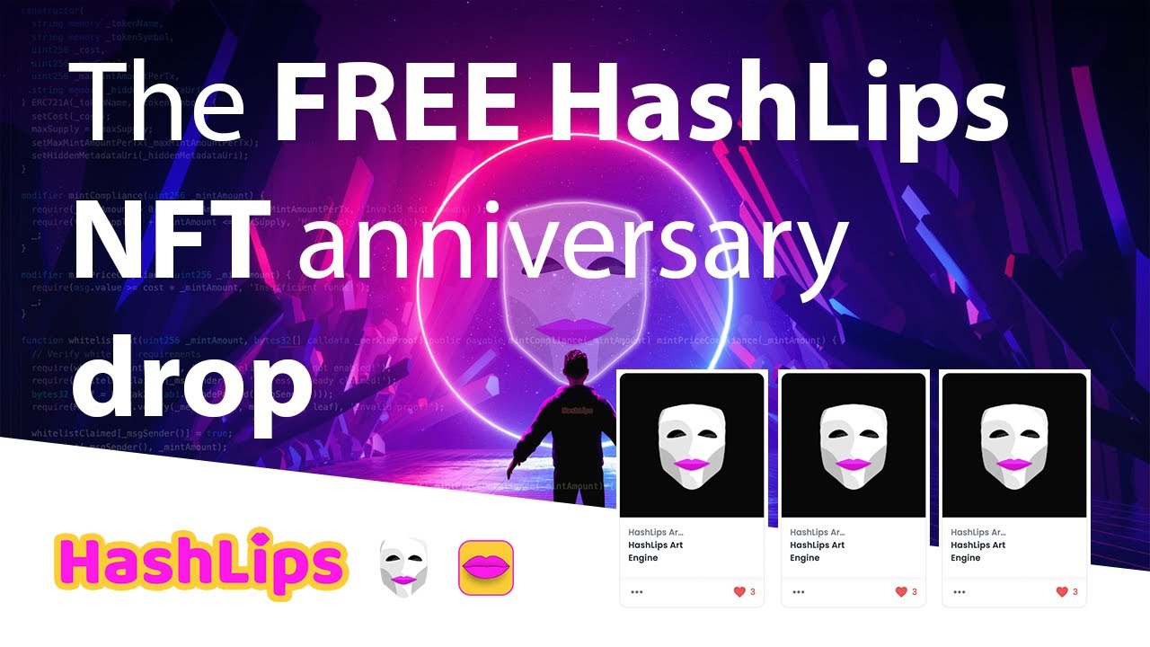 The FREE HashLips NFT anniversary drop