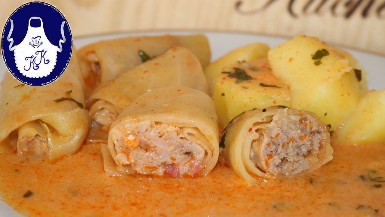 Kohlrouladen aus Sauerkohl Blätter /  Russische Golubzi