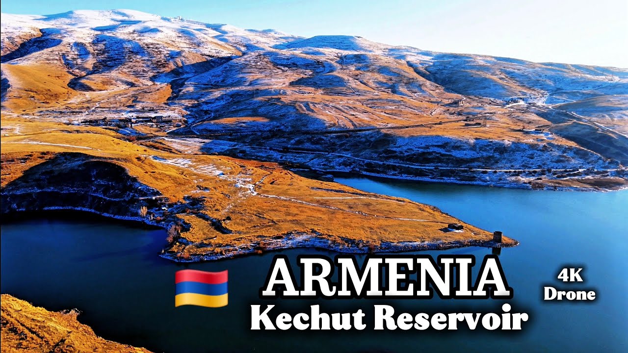 🇦🇲 ARMENIA/Kechut Reservoir/4K DRONE DJI Mini 5Pro/ארמניה -מאגר המים קצ'וט ירמוק/צילומי רחפן חורף 25