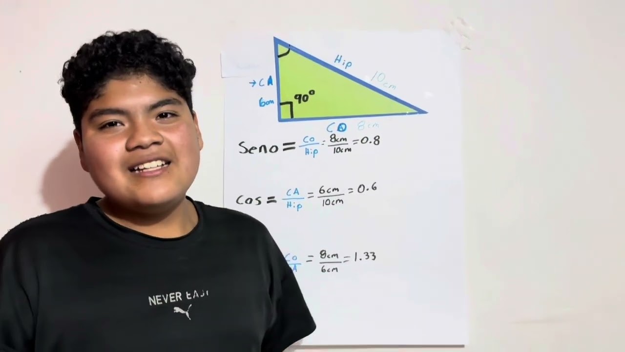 Resolución de ecuaciones 2x2 y razones trigonométricas 
