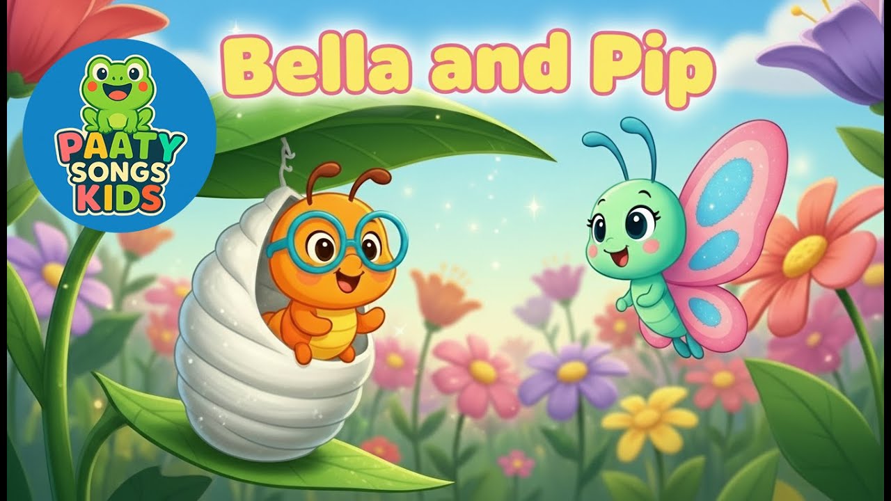 Bella and Pip 🦋🐛✨ | A Sweet Friendship Song for Kids | Kids Songs for Babies & Toddlers