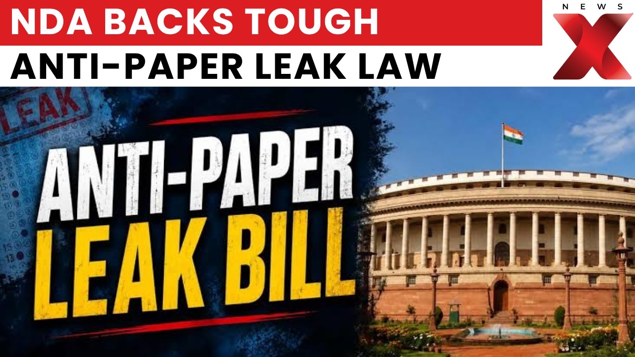 Anti-Paper Leak Bill: NDA Finalizes Parliament Strategy, BJP and Allies Back Tougher Law | NewsX