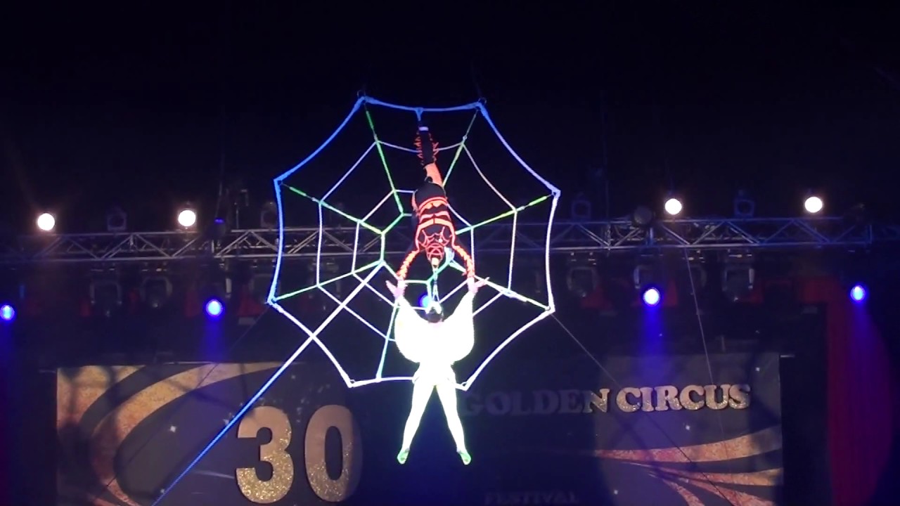 Rạp xiếc trung ương- Tiết mục Đu Nhện rất hay-   Spider Trapeze   Vietnam Circus- 720pHD
