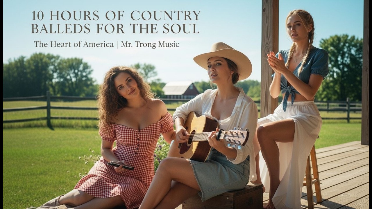【Relax Country 】10 Hours of Timeless Country Ballads – Stories That Touch the Soul | Mr. Trong Music