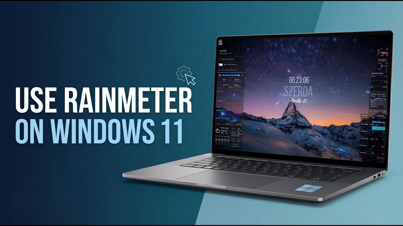 НОВИНКА! Как использовать Rainmeter в Windows 11