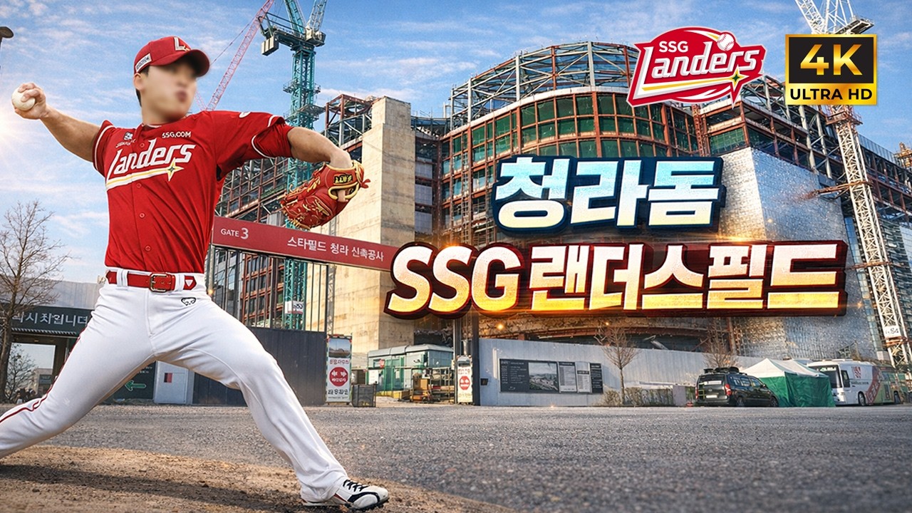 (3월 28일 촬영) 청라 스타필드 SSG 돔구장 어디까지 지었나? 드론으로 확인한 오늘 모습