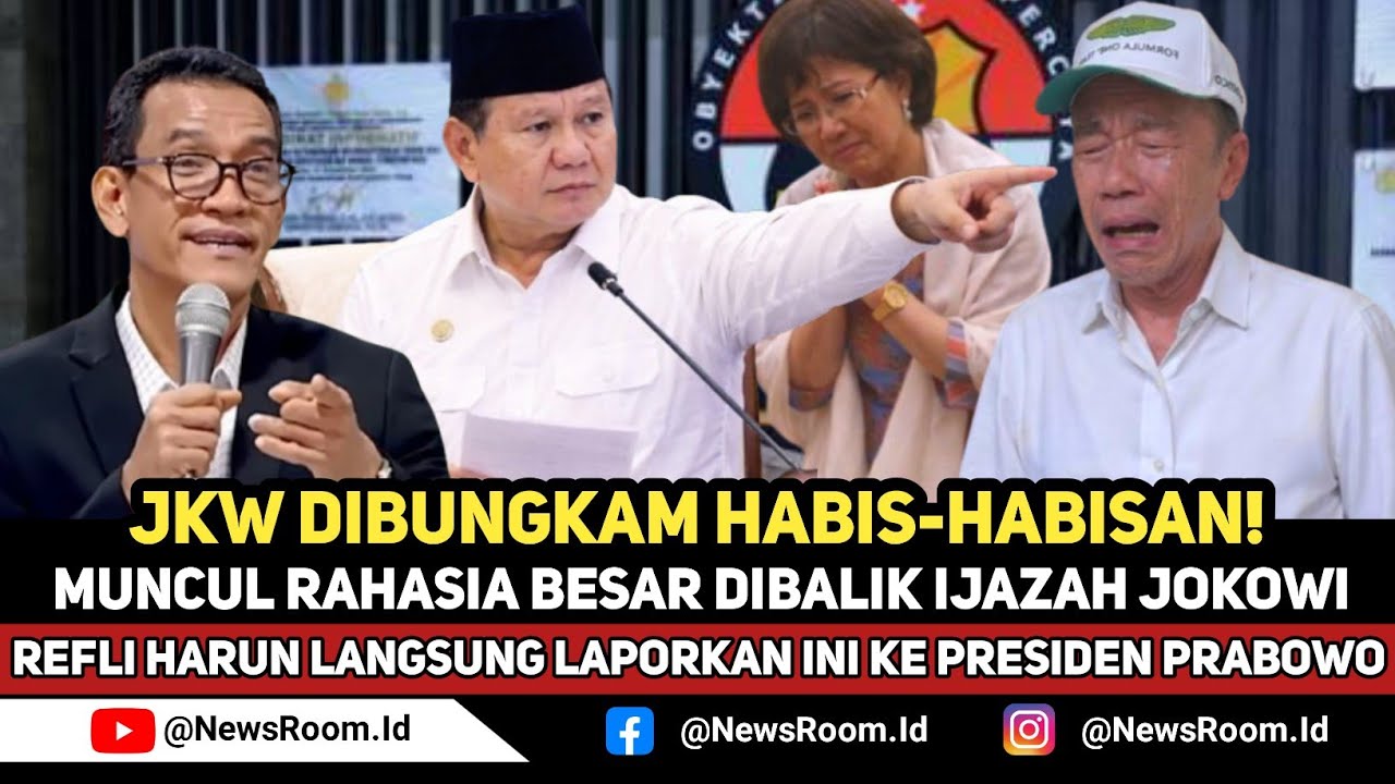 PRABOWO GERAM‼️BOROK JOKOWI DIBONGKAR HABIS-HABISAN, REFLI HARUN LANGSUNG LAPORKAN INI KE PRABOWO...