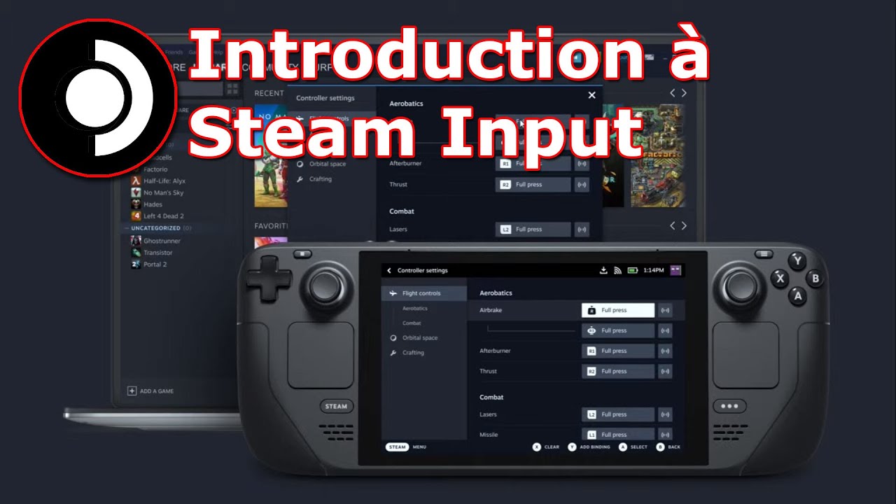 [Steam Deck] Initiation &agrave; Steam Input