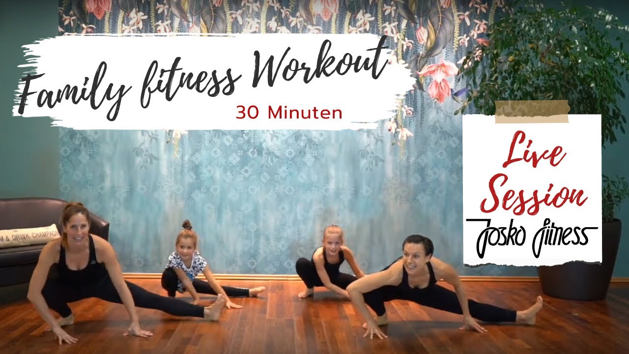 3o Minuten Family Fitness Workout mit Stephi und Karin LIVE @ JOSKO FITNESS