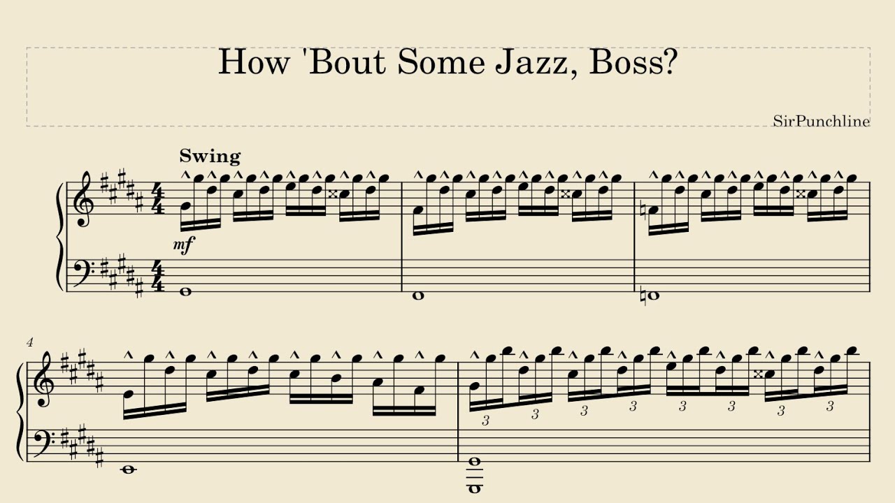 SirPunchline - How 'Bout Some Jazz, Boss?