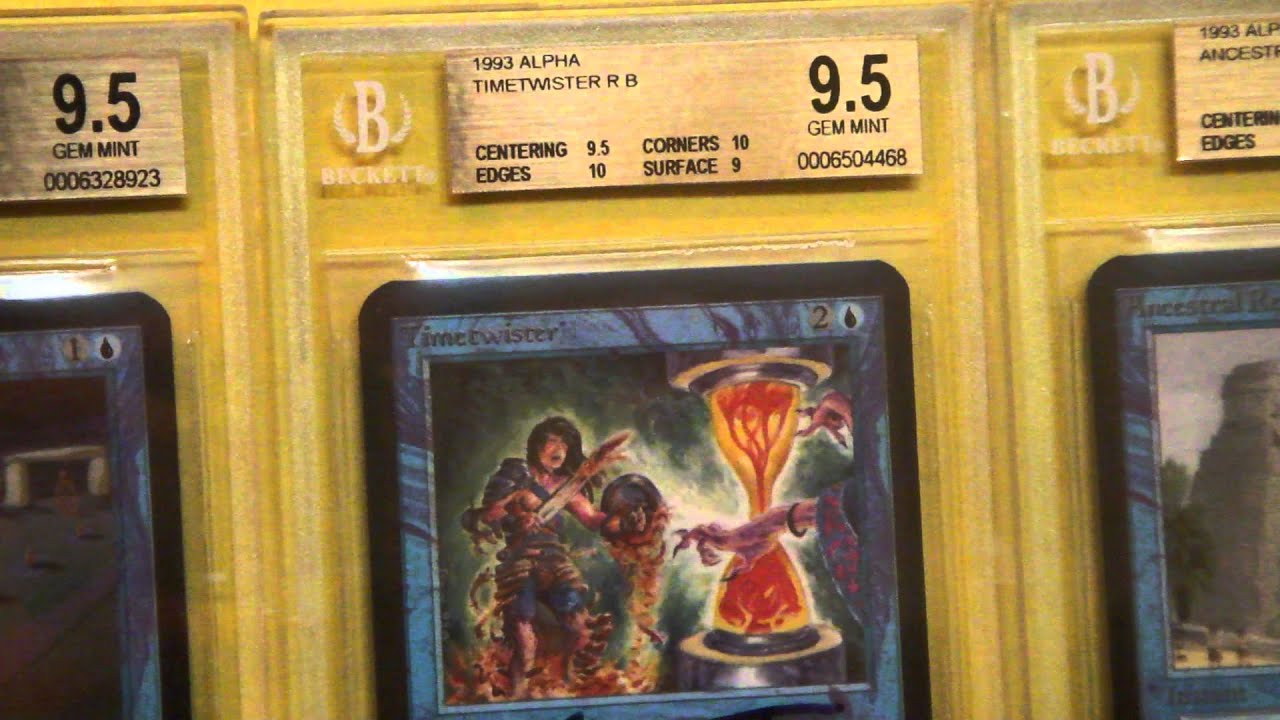 Vintage Magic Reviews | ALL Three Blue Power 9 from Alpha Magic: The Gathering