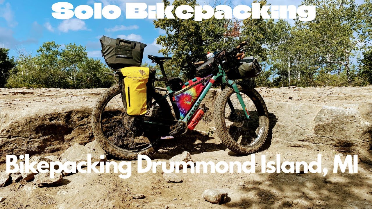 Solo Bikepacking- Bikepacking Drummond Island, MI