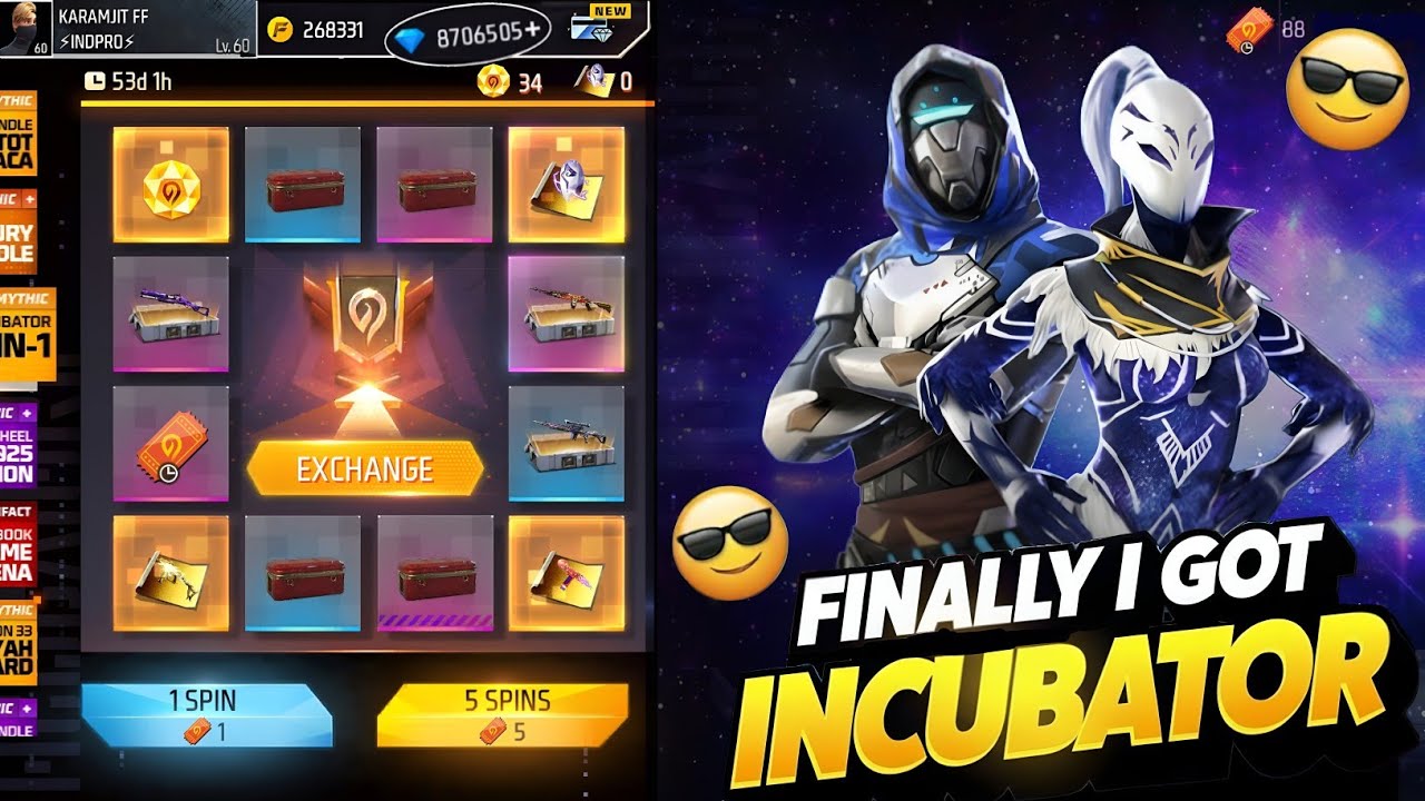 100 INCUBATOR VOUCHERS SPIN!! । INDONESIA SERVER 🇮🇩 । RAREST BUNDLE