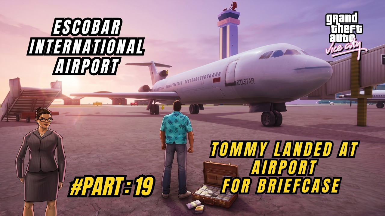 Tommy Landed At Airport For Briefcase😲But Wait Surprise Helicopter Landing Part:19🤯#gta