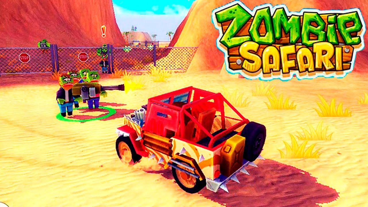 МАШИНЫ ПРОТИВ ЗОМБИ zombie safari #1 Прохождение игры