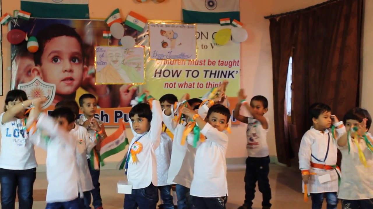 DPPS Class PG-A Phir Bhi Dil Hindustani Independence Celebration 2017