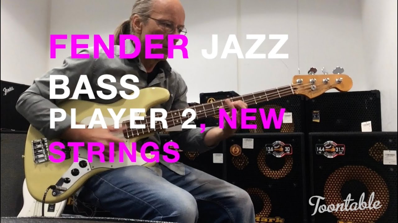 Fender Player II Jazz Bass RW Hialeah Yellow, New Strings, Fender Jazz Bass Sound, imo.