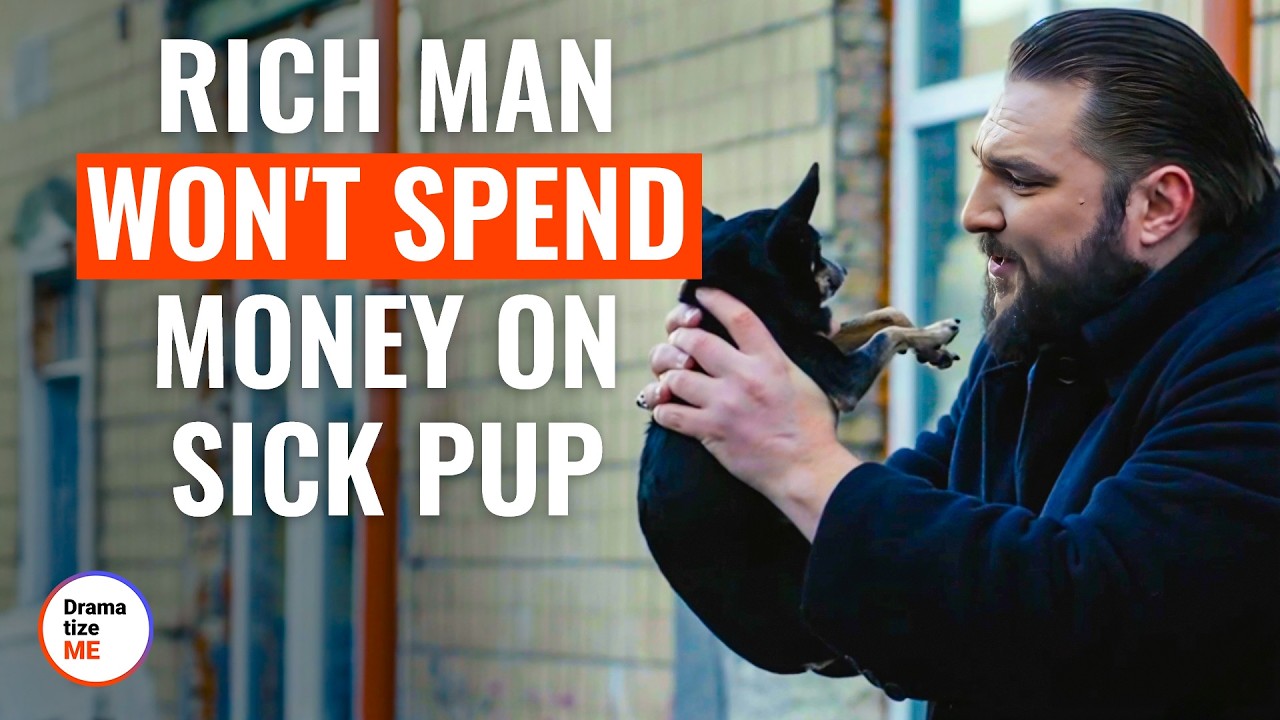 Man Leaves His Puppy By The Dumpster | @DramatizeMe