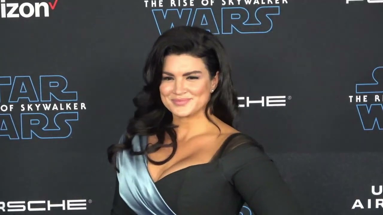 Gina Carano attends the premiere of 