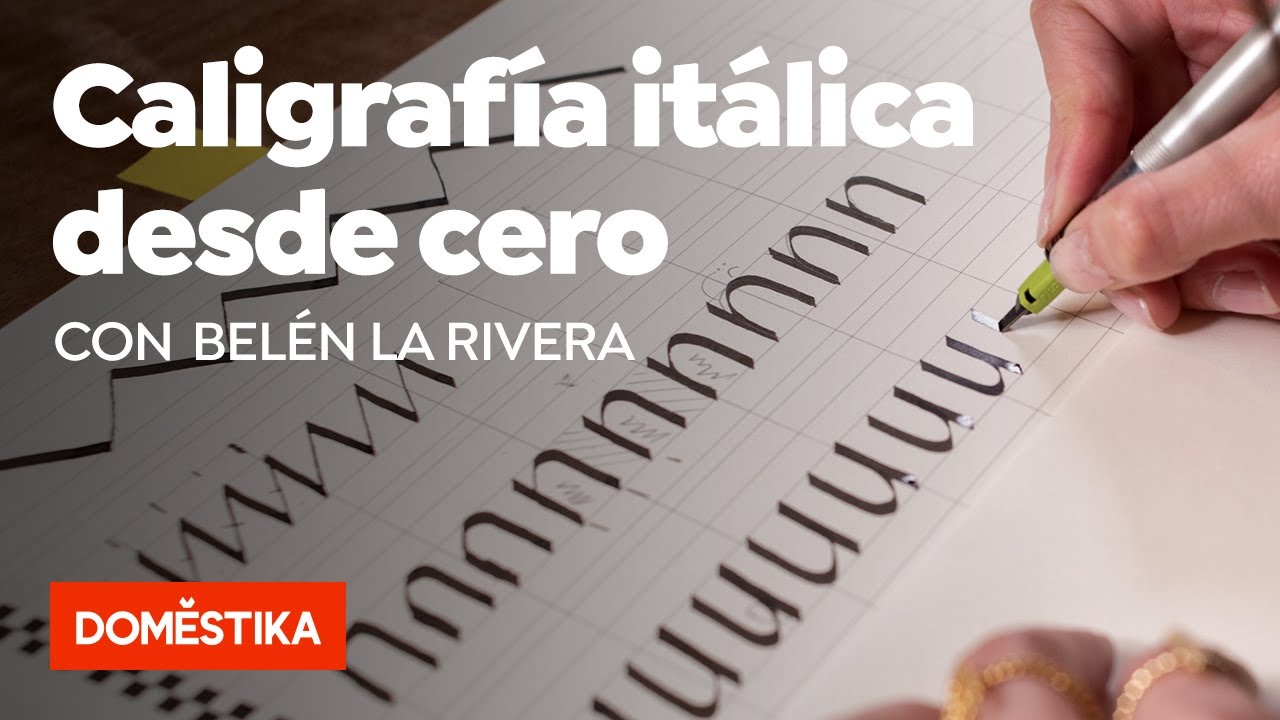 Introducción a la caligrafía itálica – Curso online de Belén La Rivera