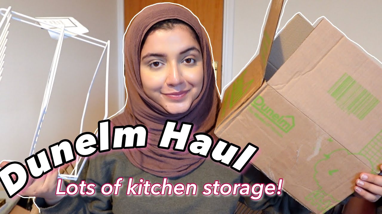 Dunelm Haul - Small kitchen organisation tips!