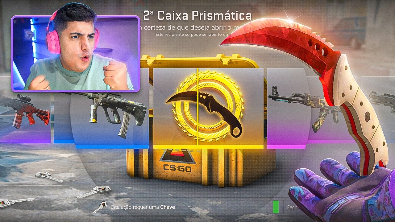 GENTE, ONDE ISSO VAI PARAR?? AGORA GANHEI UMA RUBY!! (ABRI 50x PRISMA NO CS 2 E O MELHOR ACONTECEU)