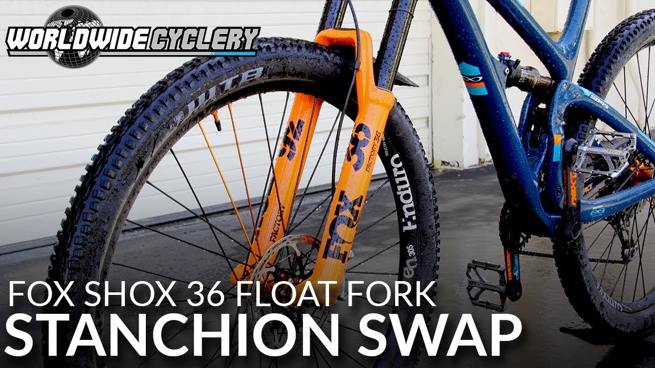 Fox 36 Forks Stanchion Swap | Kashima To Black