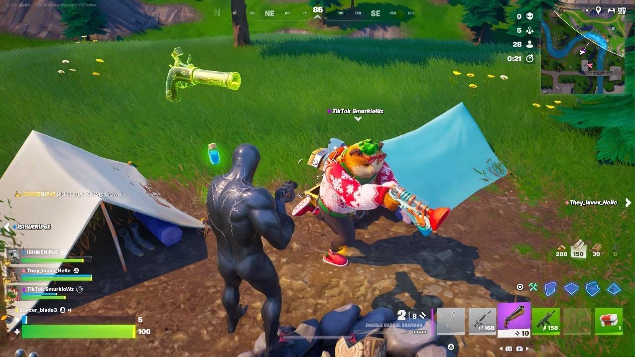 Playing Fortnite reaload