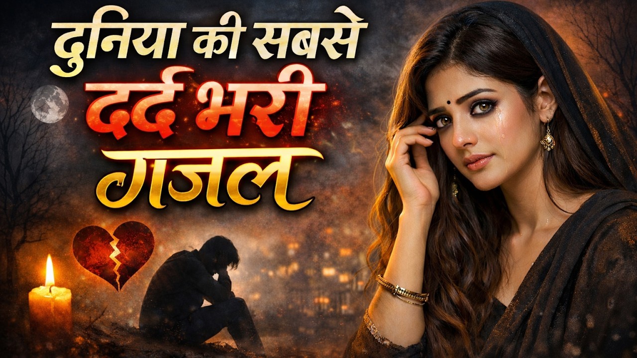 दुनिया की सबसे दर्द भरी गजल 💔  Duniya Ki Sabse Dard Bhari Ghazal  Heart Touching Sad Ghazal 2026