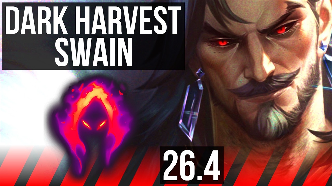 SWAIN vs K'SANTE (TOP) | Dark Harvest, 48K damage | EUW Diamond | 26.4