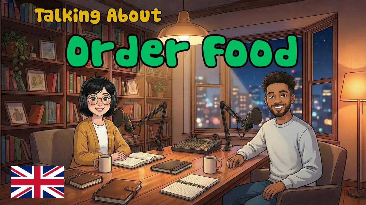 How to Talk About Ordering Food at a Restaurant in English | English Conversation Practice