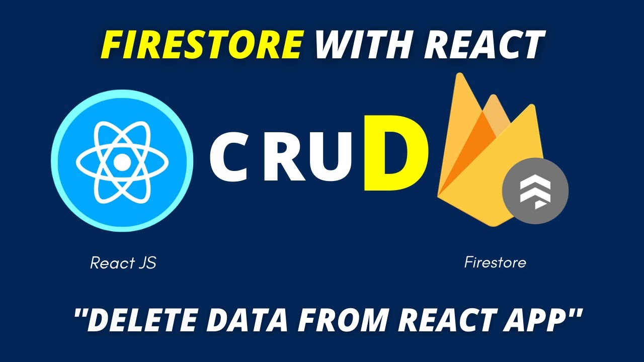 How To Delete Data From Firebase / Firestore Database | cruD