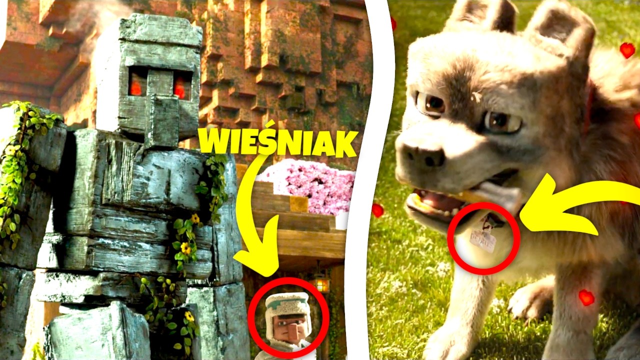Wszystkie SZCZEGÓŁY, które Przegapiłeś w A MINECRAFT MOVIE | OFFICIAL TRAILER - Omówienie Zwiastuna
